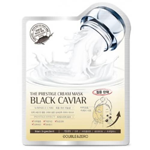 Double and Zero The Prestige Black Caviar Cream Mask Pack